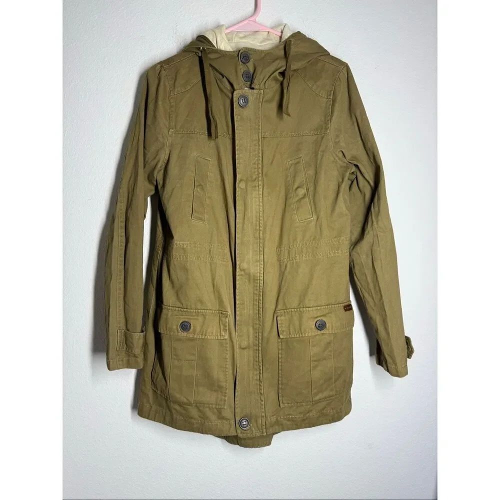 Chicorée Women’s Military 2 in 1Hoodeed Full Zip Jacket Size M See Description